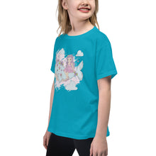 Load image into Gallery viewer, 'Narwhal Unicorn Whale Princess' Youth Short Sleeve T-Shirt