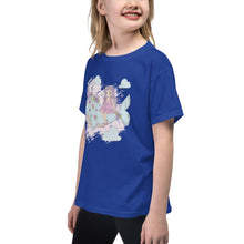 Load image into Gallery viewer, 'Narwhal Unicorn Whale Princess' Youth Short Sleeve T-Shirt