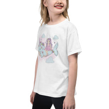 Load image into Gallery viewer, 'Narwhal Unicorn Whale Princess' Youth Short Sleeve T-Shirt