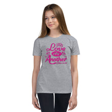 Load image into Gallery viewer, 'Love One Another' Unisex Youth Short Sleeve T-Shirt