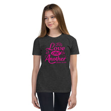 Load image into Gallery viewer, 'Love One Another' Unisex Youth Short Sleeve T-Shirt