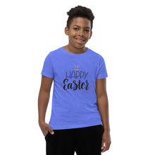 Load image into Gallery viewer, 'Happy Easter' Unisex Youth Short Sleeve T-Shirt