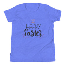 Load image into Gallery viewer, 'Happy Easter' Unisex Youth Short Sleeve T-Shirt