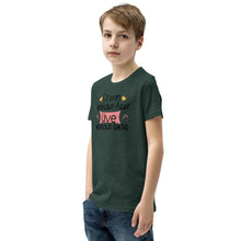 Load image into Gallery viewer, 'Dream Without Fear Live Without Limits' Unisex Youth Short Sleeve T-Shirt
