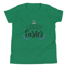 Load image into Gallery viewer, 'Happy Easter' Unisex Youth Short Sleeve T-Shirt