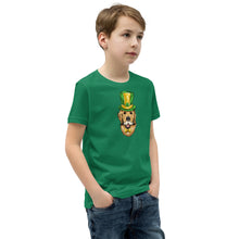 Load image into Gallery viewer, 'St. Patrick's Day Golden Retriever Dog' Unisex Youth Short Sleeve T-Shirt