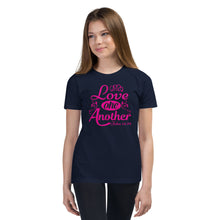 Load image into Gallery viewer, 'Love One Another' Unisex Youth Short Sleeve T-Shirt