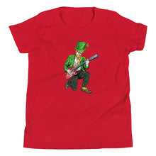 Load image into Gallery viewer, 'Rock On Leprechaun' Unisex Youth Short Sleeve T-Shirt