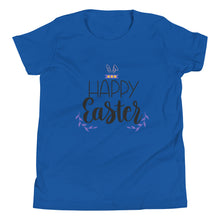 Load image into Gallery viewer, 'Happy Easter' Unisex Youth Short Sleeve T-Shirt