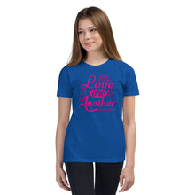 Load image into Gallery viewer, 'Love One Another' Unisex Youth Short Sleeve T-Shirt
