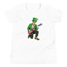 Load image into Gallery viewer, 'Rock On Leprechaun' Unisex Youth Short Sleeve T-Shirt