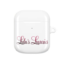 Load image into Gallery viewer, &#39;Lulu&#39;s Luxuries&#39; Stylish AirPod Cases, Personalized AirPod Cover, Trendy Headphone Cases, Gift for Music Lovers, Cute Tech Accessories
