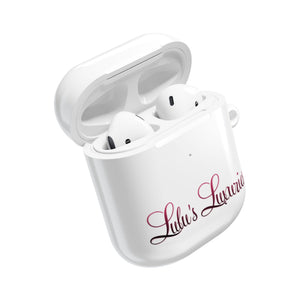 'Lulu's Luxuries' Stylish AirPod Cases, Personalized AirPod Cover, Trendy Headphone Cases, Gift for Music Lovers, Cute Tech Accessories