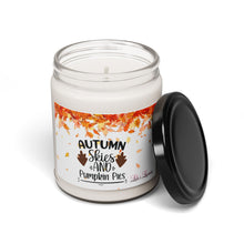 Load image into Gallery viewer, &#39;Autumn Skies&#39; Fall Theme Soy Candle 9oz
