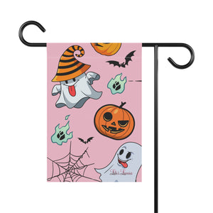 'Happy Pink Halloween' Garden & House Banner