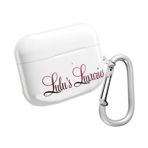 'Lulu's Luxuries' Stylish AirPod Cases, Personalized AirPod Cover, Trendy Headphone Cases, Gift for Music Lovers, Cute Tech Accessories