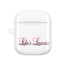 Load image into Gallery viewer, &#39;Lulu&#39;s Luxuries&#39; Stylish AirPod Cases, Personalized AirPod Cover, Trendy Headphone Cases, Gift for Music Lovers, Cute Tech Accessories
