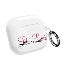 Load image into Gallery viewer, &#39;Lulu&#39;s Luxuries&#39; Stylish AirPod Cases, Personalized AirPod Cover, Trendy Headphone Cases, Gift for Music Lovers, Cute Tech Accessories
