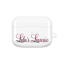 Load image into Gallery viewer, &#39;Lulu&#39;s Luxuries&#39; Stylish AirPod Cases, Personalized AirPod Cover, Trendy Headphone Cases, Gift for Music Lovers, Cute Tech Accessories
