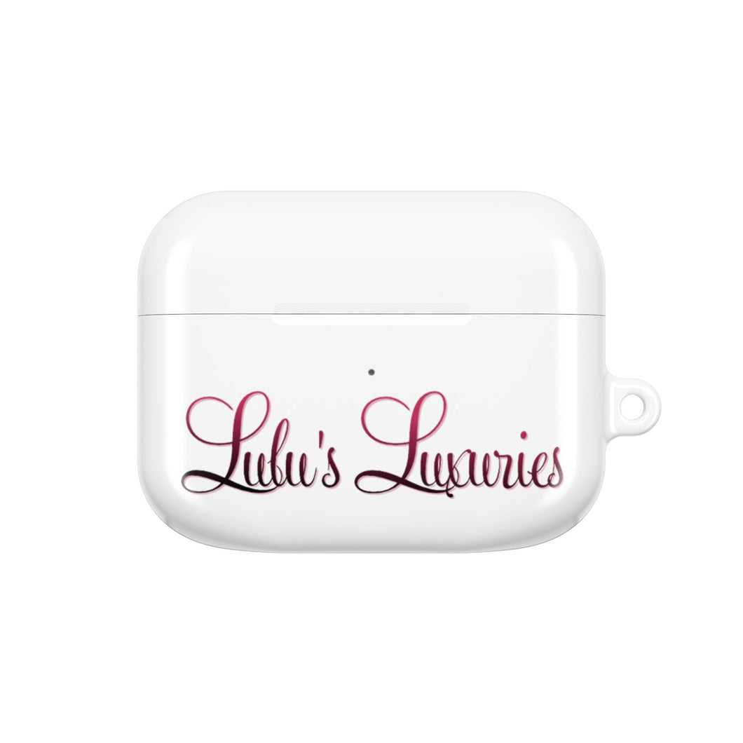 'Lulu's Luxuries' Stylish AirPod Cases, Personalized AirPod Cover, Trendy Headphone Cases, Gift for Music Lovers, Cute Tech Accessories