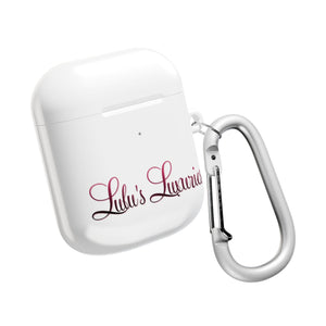 'Lulu's Luxuries' Stylish AirPod Cases, Personalized AirPod Cover, Trendy Headphone Cases, Gift for Music Lovers, Cute Tech Accessories