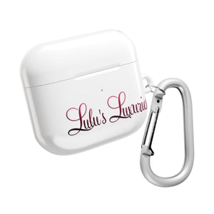 'Lulu's Luxuries' Stylish AirPod Cases, Personalized AirPod Cover, Trendy Headphone Cases, Gift for Music Lovers, Cute Tech Accessories
