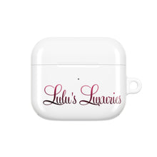 Load image into Gallery viewer, &#39;Lulu&#39;s Luxuries&#39; Stylish AirPod Cases, Personalized AirPod Cover, Trendy Headphone Cases, Gift for Music Lovers, Cute Tech Accessories
