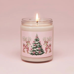 'Pink Christmas' Scented Soy Candle