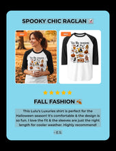 Load image into Gallery viewer, &#39;Tis The Season Halloween&#39; 3/4 Sleeve Raglan Shirt Unisex
