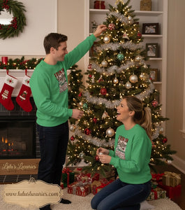 'I Run On Coffee And Christmas Cheer" Unisex Sweatshirt