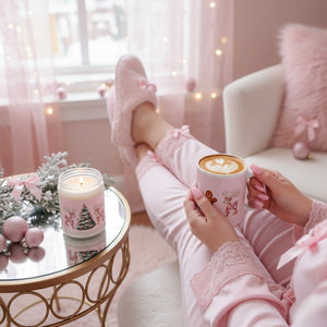 'Pink Christmas Wonderland' Mug