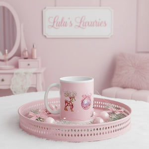 'Pink Christmas Wonderland' Mug