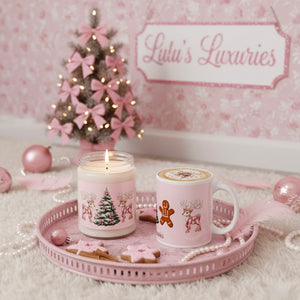 'Pink Christmas Wonderland' Mug