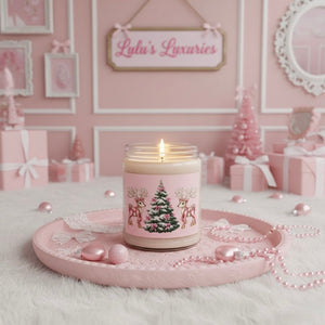 'Pink Christmas' Scented Soy Candle