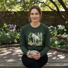 Load image into Gallery viewer, &#39;Wolf In The Woods&#39; Unisex Long Sleeve Tee
