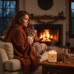'Just A Girl Who Loves Fall' Scented Soy Candle