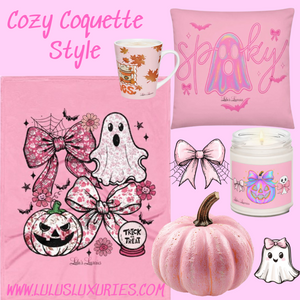 'Spooky Cute Pink' Basic Pillow