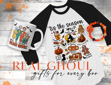 Load image into Gallery viewer, &#39;Tis The Season Halloween&#39; 3/4 Sleeve Raglan Shirt Unisex
