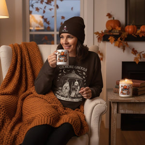 'Just A Girl Who Loves Fall And Books' White Glossy Mug