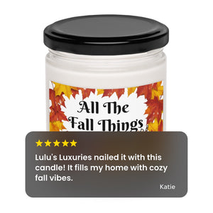 'All The Fall Things' Scented Soy Candle