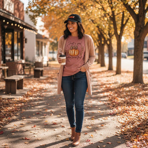 'Just A Girl Who Loves Fall' Unisex Long Sleeve Tee