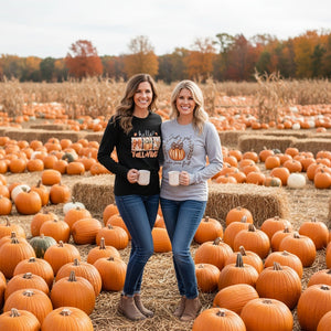 'Hello Fall Vibes' Unisex Long Sleeve Tee Shirt
