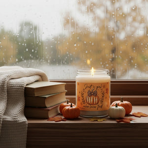 'Just A Girl Who Loves Fall' Scented Soy Candle
