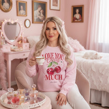 Load image into Gallery viewer, &#39;I Love You Cherry Much&#39; Unisex Sweatshirt
