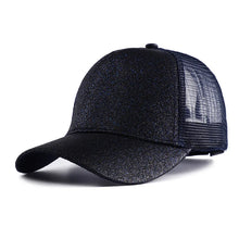 Load image into Gallery viewer, Glitter High Ponytail Baseball Cap
