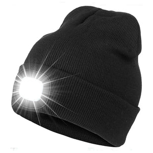 LED Light Knitted Hat