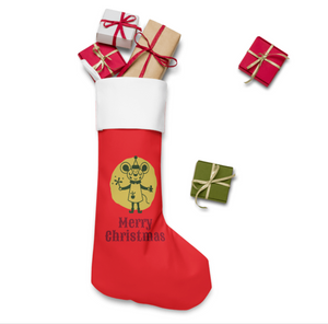 'Merry Christmas Mouse' Christmas Stocking