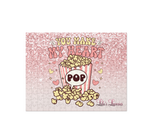 Load image into Gallery viewer, &#39;You Make My Heart Pop Popcorn&#39; Jigsaw Puzzle
