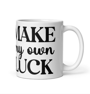 'Lucky Mug' White Glossy Mug