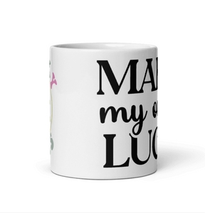 'Lucky Mug' White Glossy Mug